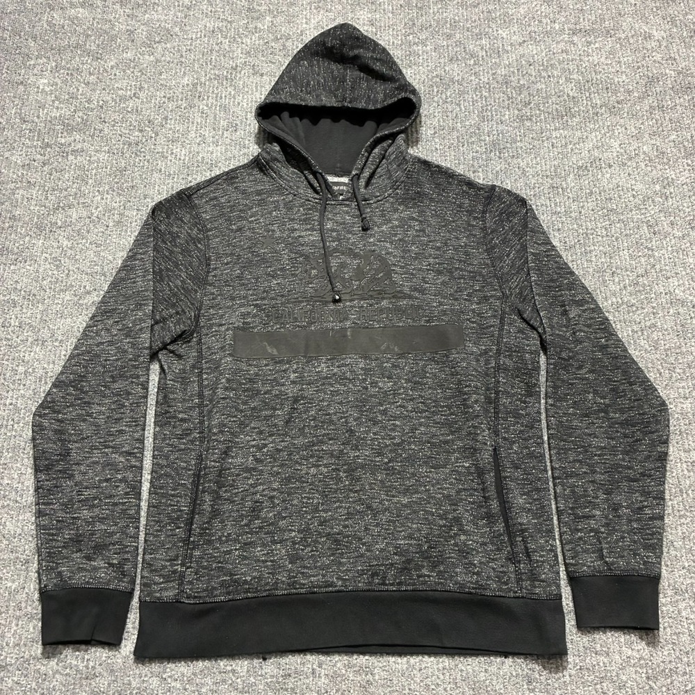 Ring of Fire California Republic Pullover Hoodie Mens Size Large Long Sleeve